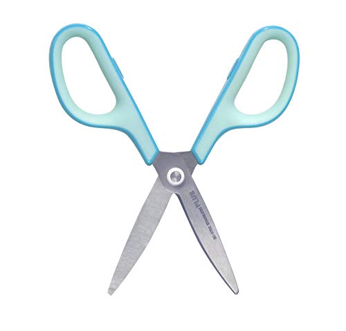 Plus Fit Cut Curve Scissors, Small, Blue