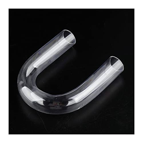 1pcs Transparent Acrylic Pipe Aquarium Fish Tank U-Shape Connector Water Supply Tube, for Garden Supplies Home DIY Connector O.D 20~32mm (Color : Outer Dia 25mm)