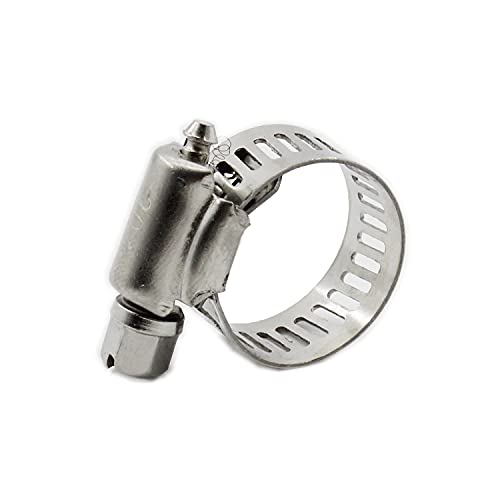20PCS Cable Clamp,TTZEZE Adjustable 304 Stainless Steel Duct Clamps Hose Clamp Pipe Clamp Air Ducting Clamp Worm Drive Hose Clamps Tube Clamp Metal Clamp Pipe Hoop,Pipe or Wire Cord Installation - size: Adjustable: 13-23mm/0.51-0.91''