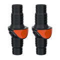 SEAFLO in-Line/ 90° Quick Disconnect Non-Return Check Valve PA6+GF+POM Construction, Anti-Backflow Design, Versatile Applications (Choose Size and Style)