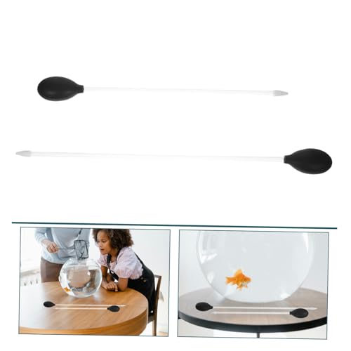 Toyvian 2pcs Aquarium Water Changer: Manual Fish Tank Cleaner for Waste Cleaning - Reusable and High-Efficiency Dropper Pipette for Mini Gravel and Poop Cleaning