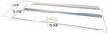 Single Piece Glass Canopy for 5 Gallon Aquariums, AM31608, 16" Long x 8" Wide Aquariums with No Center Brace