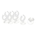 uxcell Aquarium Fish Tank Tube Heater Clip Holder Suction Cup 8Pcs Clear