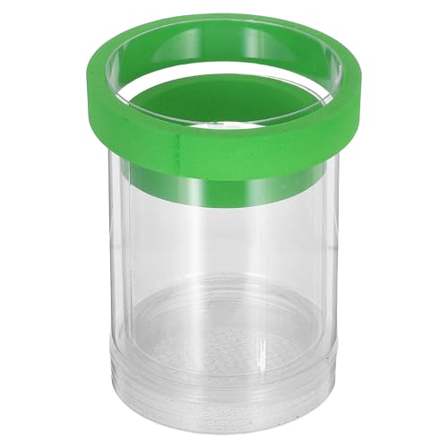 KOMBIUDA Floating Fish Tank Breeding Box Isolation Incubator with Net – Small Green Aquarium Fish Egg Hatching and Guppy Fry Nursery for Home Aquariums