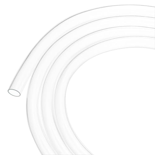 M METERXITY Clear Plastic Tubing, 0.55Inch(14mm) ID 0.63Inch(16mm) OD, 5ft(1.5m) Length PVC Tube Low Pressure Flexible Vinyl Tubing for Garden/Water Hose Airline Tube Aquarium - size: 0.55"×0.63"×5ft