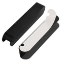 5 Pack Stick On Drawer Pulls 6 Inch Black Adhesive Handles for Kitchen Cabinets Dresser Handles Bathroom Vanity Pulls Furniture Aluminum Metal Handle - color: C-Matte Black, size: 6 Inch