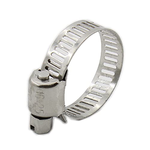 20PCS Cable Clamp,TTZEZE Adjustable 304 Stainless Steel Duct Clamps Hose Clamp Pipe Clamp Air Ducting Clamp Worm Drive Hose Clamps Tube Clamp Metal Clamp Pipe Hoop,Pipe or Wire Cord Installation - size: Adjustable: 16-25mm/0.63-1''