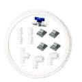 1/4" O.D RO Water Tubing（10PCS） 20 FT 1/4 Water Line With Well-Sealed adapter Quick Fittings Hose Pipe for RO(Reverse Osmosis) Water Purifier Filter System - style: 1/4 RO Tubing 20FT
