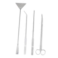 DECHOUS 1set Aquascaping Tools for Aquarium Maintenance Includes Tweezers Scissors and Spatula for Water Plants and Easy Tank Cleaning