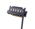 Guyker Guitar Tremolo Bridge String Spacing 10.8MM with Brass Saddle and Brass Block & Bridge Stud, Spring and Claw, Pop-In Vibrato Bar, Complete Install Kit, GG1009 Black - color: Black, String Space 10.8mm