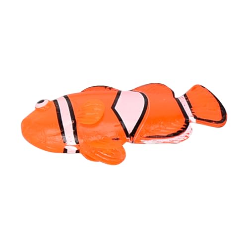 AquaVivid 7pcs Fish Tank Floating Decorations Silicone Artificial Fish Set with Suction Cups for Freshwater and Saltwater Aquarium Landscaping