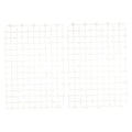 Mikikit 2pcs Aquarium Divider Panels Gravel Board for Fish Tank Isolation for Enhanced Water Permeability Splicing System for Custom Aquarium Setup - color: Transparent