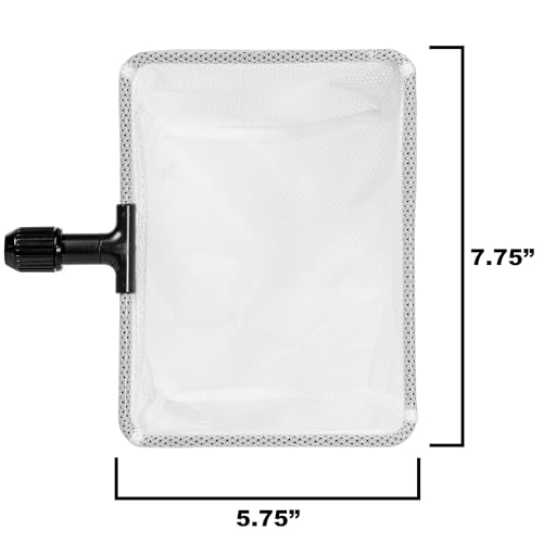 UNEAK - Aquarium Fish Net with Extendable 22"-33" Handle, Telescopic Fish Tank Nets, Fine Mesh Net for Fish and Shrimp Catching, Ponds, Creeks, and Aquariums - size: Medium Net
