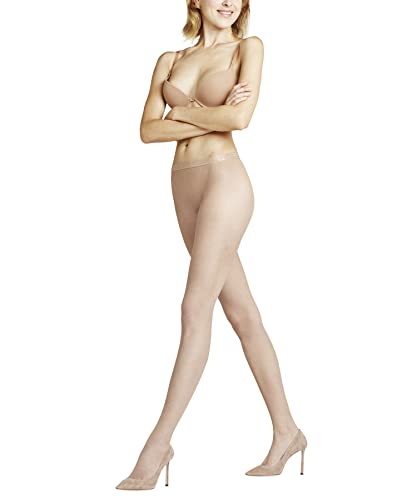 FALKE Women's Net Tights, Fishnet Stockings, Trendy Casual or Dressy Clothing, Sheer Fine Transparent, Nylon - color: Beige (Powder 4169), size: Small