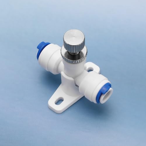 2pcs RO Water Flow Control Valve Compatible with 1/4 Inch Hose OD POM Plastic for RO Water Systems/Pure Water Systems/Water Purifiers/Water Dispensers
