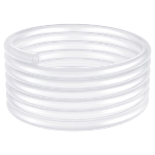AUAUY 12mm ID X 15mm OD Clear PVC Vinyl Tubing, 3m/10ft Length Flexible Tubing Hose, UV Chemical Resistant, Food Grade Plastic Pipe Hose for Irrigation Water Oil Transfer Aquarium, Non-Toxic - color: 3m/10ft length, size: 12mm ID x 15mm OD