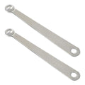 2PCS 1/32 Teaspoon(1/32tsp, Smidgen) Single Tiny Measuring Spoon, Small Individual Stainless Steel Measure Spoons Only - size: 1/32 Tsp | 0.16 mL | 0.16 cc