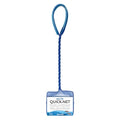 Penn-Plax Quick-Net Aquarium Fish Net - Fine Mesh, Vinyl-Covered Braided Handle - Small Aquarium Cleaning Tool for Gentle Fish Handling - Use in Freshwater & Saltwater Tanks - color: Blue, size: 3" Net - 10" Handle