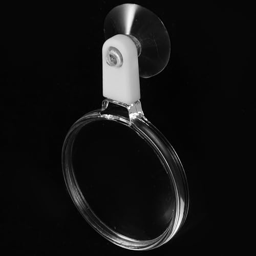 Aquarium Magnifier with Suction Cup Sturdy Viewing Tool for Fish Tank Observation for Small Animals Plants and Micro Landscapes for Enthusiasts