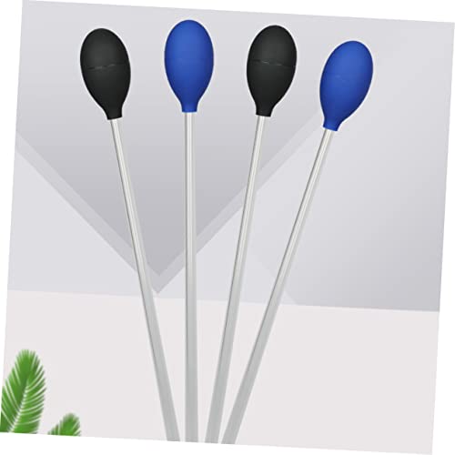 BESPORTBLE Fish Tank Water Changer Coral Acrylic Feeding Tool Siphon for Easy Waste Removal Lightweight Portable - color: Blue, size: 30X3.5CM