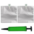 Miupoo Packaging Air Bags,Clear Plastic Inflatable Air Packaging Protector Bag with Free Pump Cushion,Air Cushion Blocking Packaging Bag,8x8 Inches,100 Pieces - size: 8x8×100 Inches