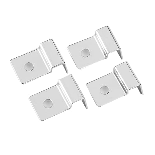 5mm Rimless Clips 4Pcs Stainless Steel Aquarium Stand, Aquarium Glass Lid Clamp/Holder, Lid Holder Suitable for 5mm-12mm Thick Glass (10mm (4 Pieces/Set)) - size: 10mm (4 pieces/set)