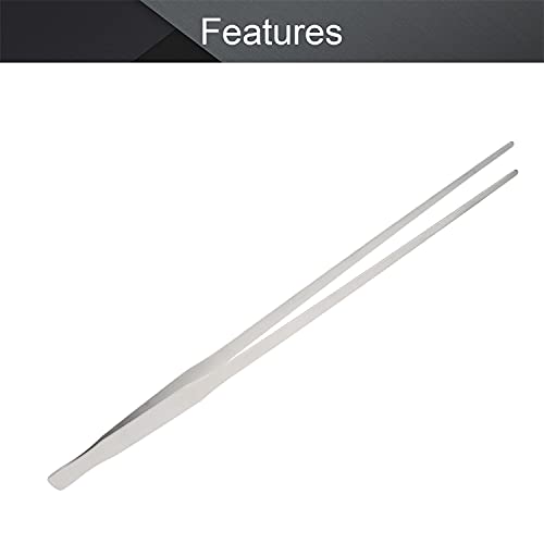 Utoolmart Aquarium Plant Tweezer, Stainless Steel Straight Tweezer, 48cm, For Fish Tank Plant Aquascape Tools, Feeding Tongs, 1 Pcs - color: 1pcs, size: 48cm Straight