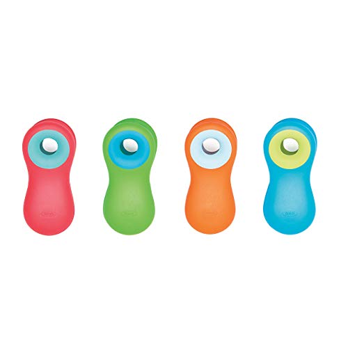 OXO Good Grips All-Purpose Magnetic Clips - 4 Pc Assorted - color: Red/Yellow/Navy/Light Blue, size: 4 Piece All-Purpose Set