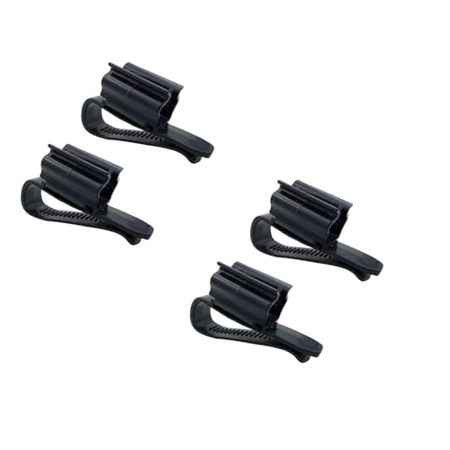 4Pcs Fish for Tank Mounting Clip Water Pipe Hose Holder Multifunction Adjustable Clamp for 0.31""-0.62"" Dia Tub Aquarium Tube Holder, Aquarium Air Pump Accessories Aquarium Pumps and Filters (Black)