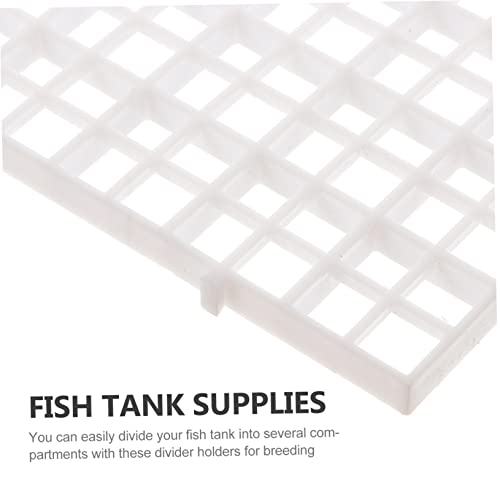 TOYANDONA 1 Set Durable Fish Tank Divider Mixed Breeding Isolation Panel with Suction Cups Cable Ties for Aquarium Supplies Enhances Fish Survival Rate Isolates Aggressive Species