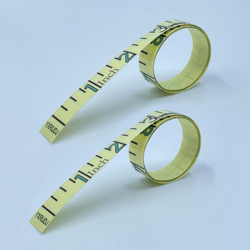 36" Fish Measuring Ruler Sticker for Boat 2 Pcs Strong Self Adhesive Transparent Waterproof Decal Tape Measure Clear Boat Accessories (36 inch) - size: 36 inch