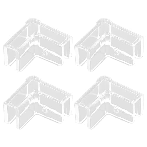 4PCS Fish Tank Edges Protector Clear Tools Clear Aquarium Glass Cover Protector Easy Install Aquarium Glass Corner Edges Protectors - color: 5mm