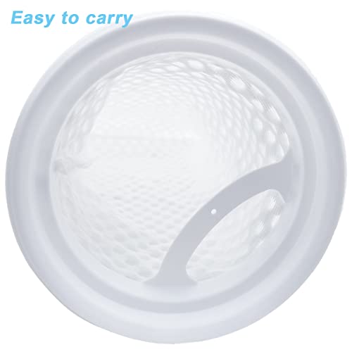 2 Pcs 4Inch Ring Honeycomb Filter Socks 150 Micron, Aquarium Filter Sock 3D Honeycomb Design, Aquarium Felt Filter Bags for Freshwater Saltwater Aquarium, Fits Eshopps and Aqueon, 9.5Inch Long - size: 2Pcs