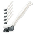 6-Pack Grout Cleaner Brush Scrub Set - Stiff Bristle Scrubbing & Detail Cleaning Brushes for Household Use on Bathtub, Shower, Kitchen, Tile Floors, Sink, Grooves, Window Tracks, Drains