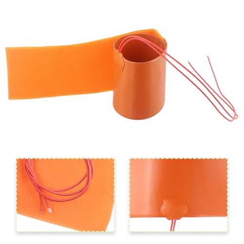 Minhe Flexible Silicone Heating Pad 12V 240W Bottle Heater Mat 10x30cm for Brewing Fermentation Reptile Cage Aquarium Camping
