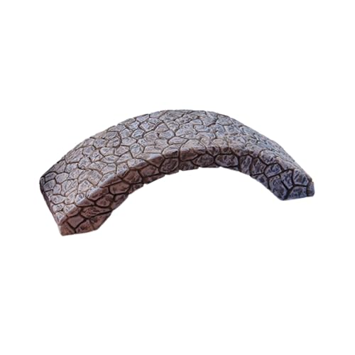 Miniature Arch Bridge Figurine Fish Tank Decor Decorative Fairy Garden Accessories Resin Flowerpot Decor Aquarium Ornament, Without Railings - size: without Railings