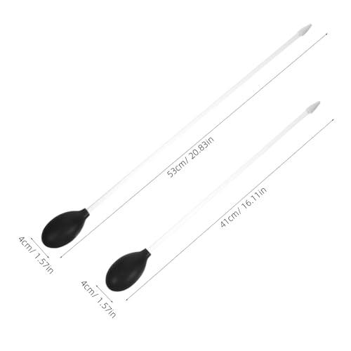 2pcs Aquarium Gravel Vacuum Fish Tank Cleaner Manual Waste Sucker Cleaning Reusable Dropper for Tank Maintenance
