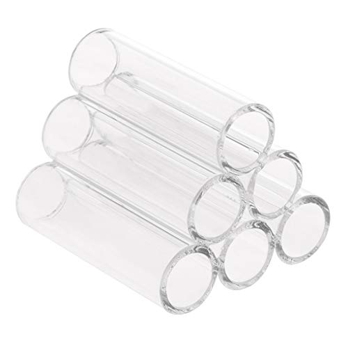 Thereisno Shrimp Shelter Aquarium Decoration Transparent Acrylic Cave Fish for Tank Landscape Accessories Betta Hideout 3-Tube 6-T Jigging Cave - color: 3 Tubes, size: 5x3.2x3cm(1.97x1.26x1.18in)