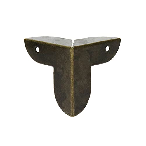 Box Corner Protectors Metal Mcredy Decor Edge Guard for Box Table Cabinet with Screws 0.87" Length Corner Protector Bronze Pack of 60 - size: 1.14"x1.24"-60Pcs