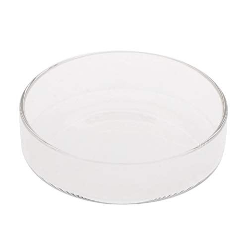 Aquarium Shrimp Feeding Dish High Clear Glass Bottom Feeders Food Bowl 3.9 3.5 3.2 2.4 Inches Round Tray - size: Diameter: 7.5cm(2.95in)