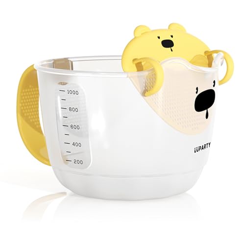 Liquid Measuring Cups,1000ml 4 Cups Plastic Measuring Cups for Liquids,Measure Cups for Home and Kitchen