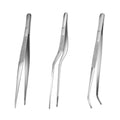8-Inch Kitchen Tweezers Tongs Stainless Steel Kitchen Tweezers for Cooking Chef Tweezer Professional Skinny Culinary Tongs for Pasta Food Plating BBQ (3PCS) - size: 8INCH