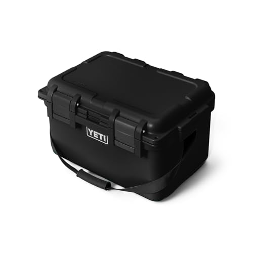 YETI LoadOut GoBox Collection, Divided Waterproof Cargo Case, Dry Box, Camera Case, Fishing Tackle Box - color: Black, size: GoBox 30