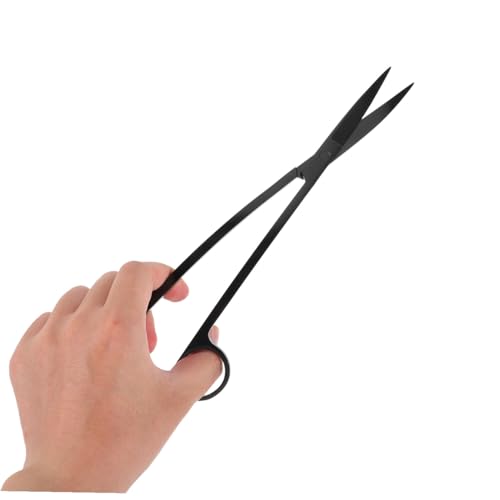SUPVOX Sturdy Stainless Water Plant Scissor for Aquarium Cleaning and Trimming Fish Tank Scissors