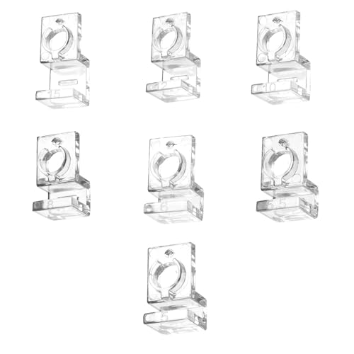 Sturdy Aquarium Cover Clip Holder Set of 10 Fish Tanks Lid Holder Stand Easy Install Acrylic Clamp Clips Aquarium Lid for Fishtanks - color: Suitable for 8 mm