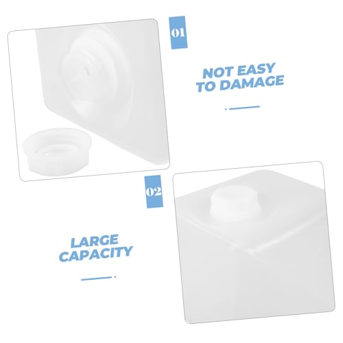 Toddmomy Collapsible Water Storage Tank Lid Flexible Plastic Water Container for Camping Outdoor Adventures and Emergency Supply Folding Bucket