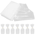 VOSAREA 50pcs Ornamental Live Fish Shipping Bags 20x35x12cm Leak-proof Small Fish Transport Pouches with Handle for Aquarium and Shrimp Packaging