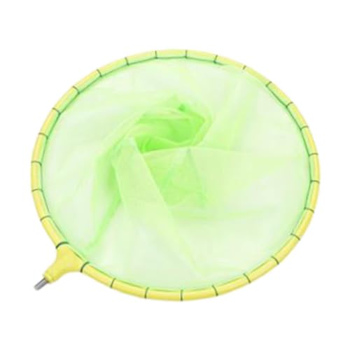 kowaku Fishing Net Mesh Outdoor Soft Catching Hiking Easy Storage Removable Fast Boat Folding Freshwater Fishing Landing Net - color: Green S