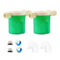 2Pcs Automatic Water Level Control Valve - Inside Type, Float Valve for Water Tank, Solar Energy, Auto Pot, Aquarium (1/2" Side) - style: 1/2" Side
