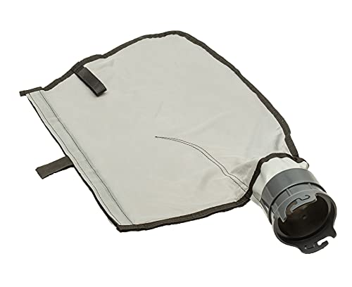ATIE Pool Cleaner Gray Fine Mesh Bag with Hook and Loop Fastener Enclosure for Pentair Kreepy Krauly Legend, Platinum Pool Cleaner Debris Bags 360009/EU16G with Snaplock - Gray
